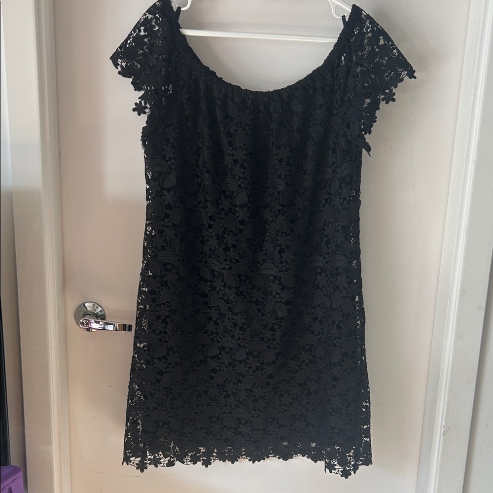 Like new Ralph Lauren Black Lace Mini Dress